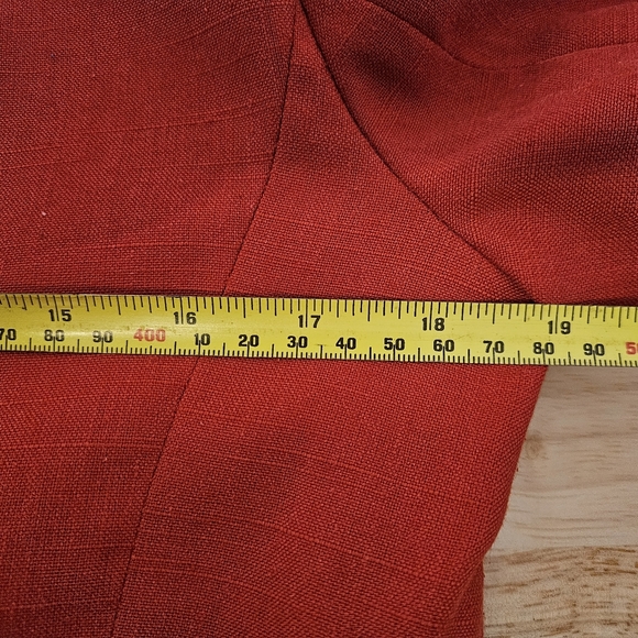 Country Sophisticates Petite Div.  Of  Pendleton Red Women Blazer 10P -No sz Tag - Picture 10 of 13